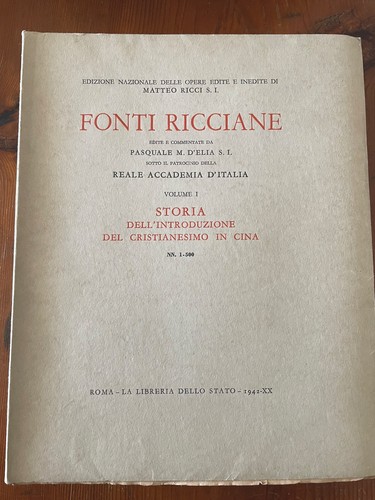 Fonti ricciane tre - tre, volumi