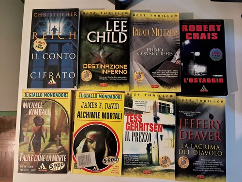 Lotto thriller buonissime - 8,