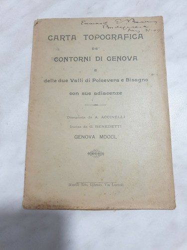 Carta topografica genova - carta,