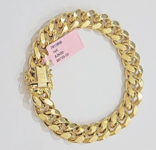 Bracciale oro 11mm 14k - , miami