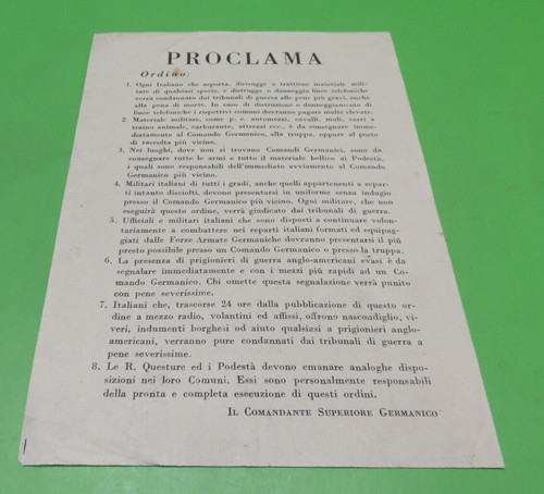 Volantino 2ww proclama il - 2ww,