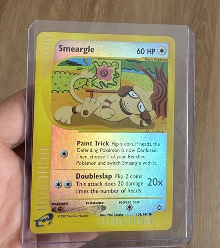 Smeargle reverse holo 109 147 - smeargle,