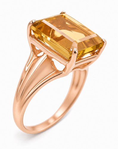 Anello topazio giallo - topazio,